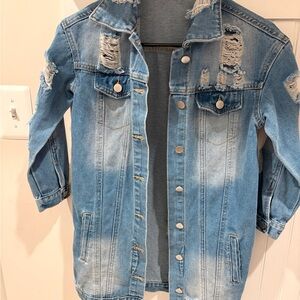 Distressed Denim Jacket